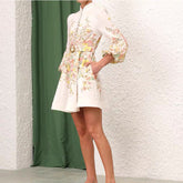 Milena - Lantern Sleeve Dress